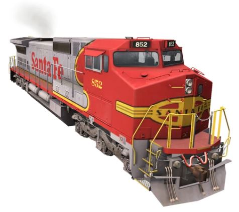 Free ATSF C40 Locomotive